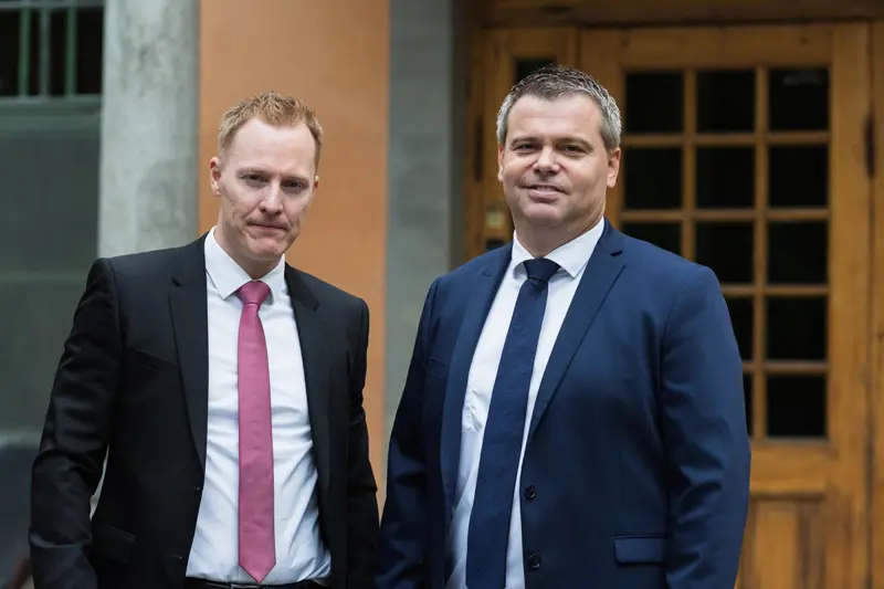 Chris-Tommy Simonsen och Knut Gezelius