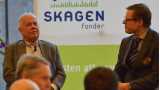 Investeraren Jim Rogers (till vänster) i samspråk med Jonas A Eriksson från SKAGEN.