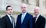 Teamet bakom årets bästa avkastning bland globala aktiefonder i Norge: förvaltarna Filip Weintraub, Jonas Edholm och David Harris.