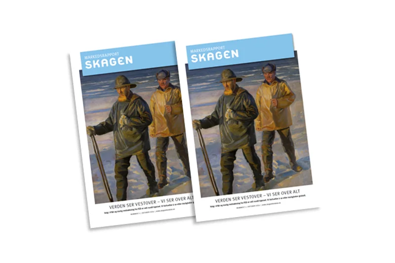 To forsider av SKAGENs nye Markedsrapport