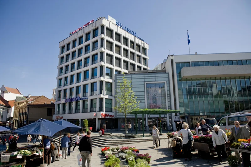 Bilde av bygget hvor SKAGEN holder til i Stavanger sentrum.