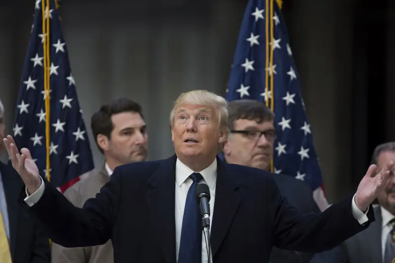 Portræt af Donals Trump